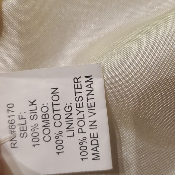 Anthropologie MÄDCHEN Velvet Bodice Flocked Silk Skirt, 6 - Picture 8 of 9